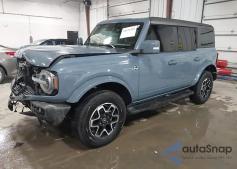 2023 Ford Bronco Outer Banks z USA, uszkodzony, nr VIN 1FMDE5BH7PLB97238